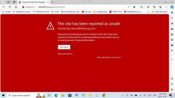 Warning signs of unsafe streaming websites